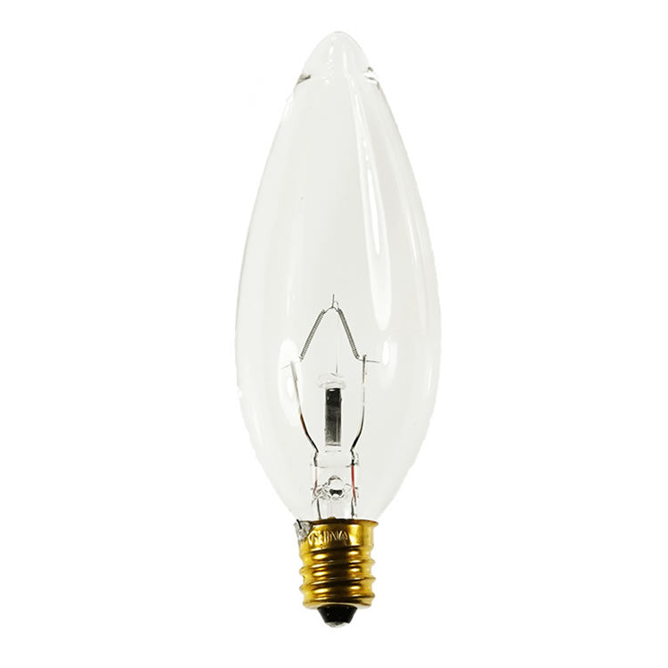Damar 00265A 60CTC 60W B10 Incandescent Chandelier Bulb 2700K E12 Base