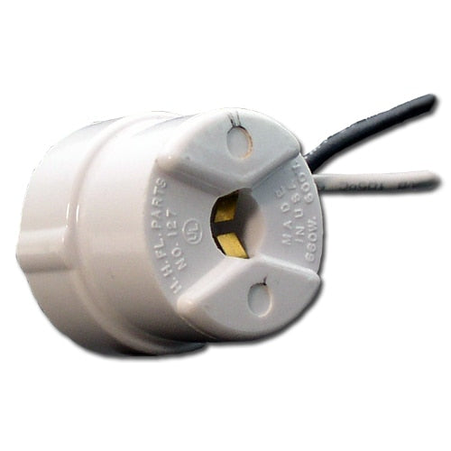 LH0142 Shunted, butt-on, screw mount, stationary slimline lamp holder/socket