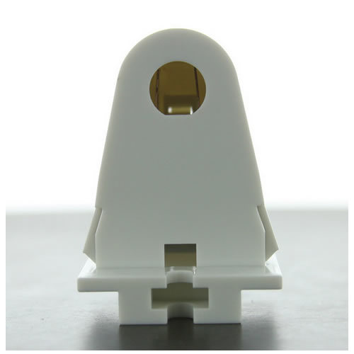 LH0161 Shunted, stationary end, push fit or screw down slimline lamp holder/socket