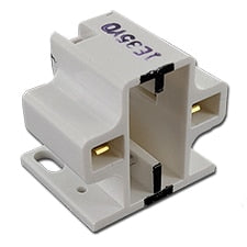 LH0228 13w GX23, GX23-2 2 pin CFL lamp holder/socket with 2 hole horizontal mounting