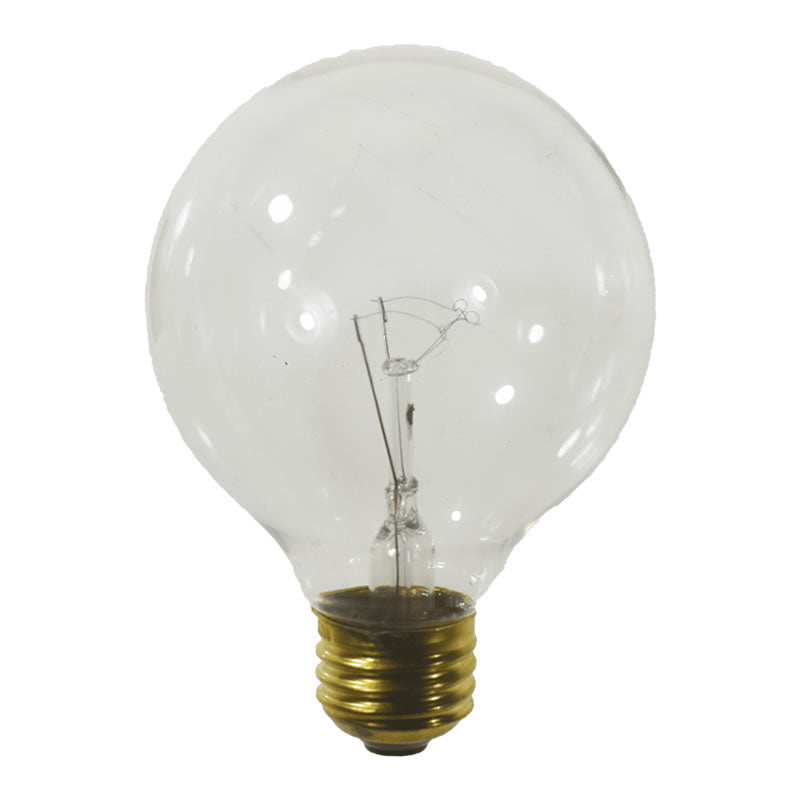 Damar 04005A 25G25/CL 25W G25 Incandescent Globe Clear Finish 130V