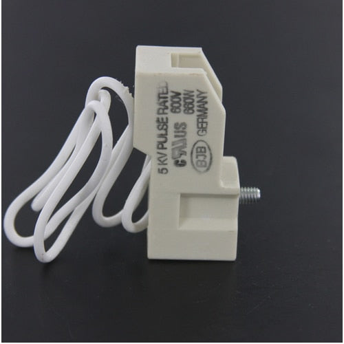 LH0815 RX7s, 5kv pulse rated lamp holder/socket with screw mounting and 15" leads