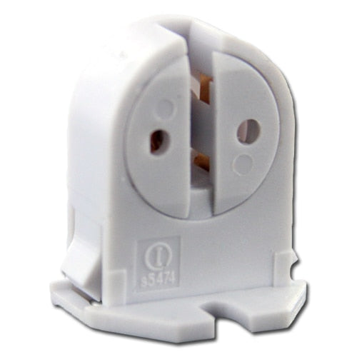 LH0916 Shunted, Rotary Locking, T5 Miniature Bipin Lamp Holder Socket With Push Fit Mounting