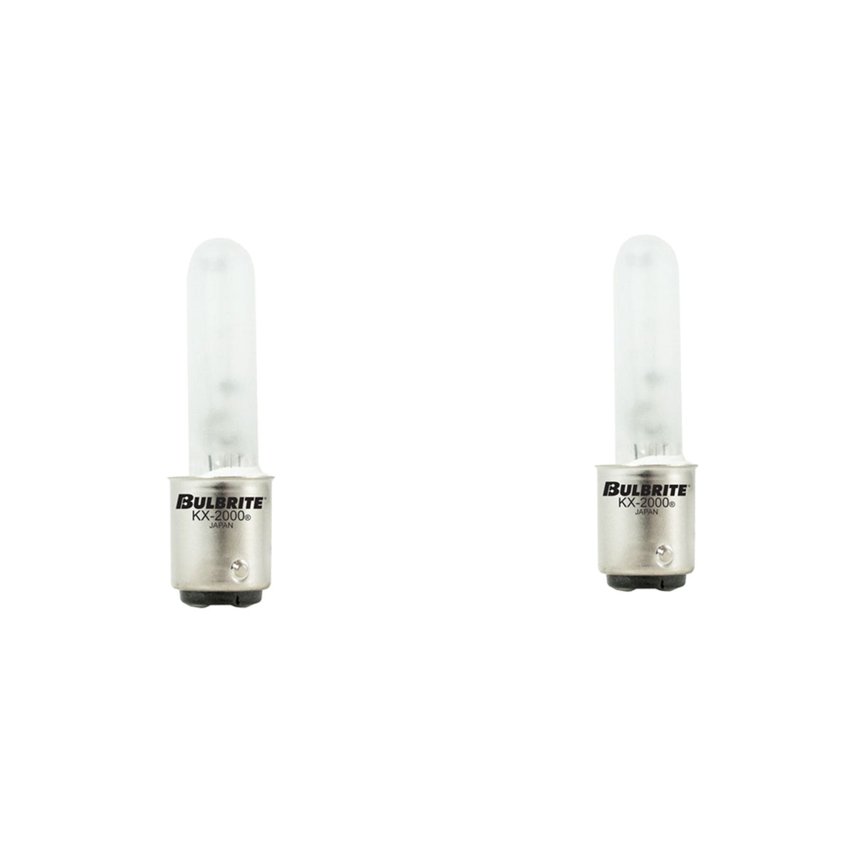 Bulbrite 861186 Bulbrite 861186 Double-Contact Bayonet Base (BA15D)T3 Light Bulb, 60 Watt, Frost, 2-Pack