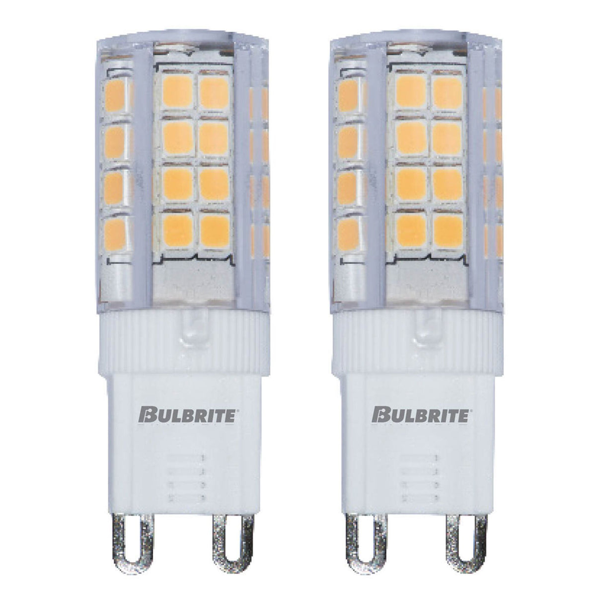 Bulbrite 861524 Bulbrite LED Pack of (2) 120-Volt Frost T5 Specialty Mini Bulbs with G9 (Bi-Pin) Base, 3.5 Watt, 2700K (Warm White Light)