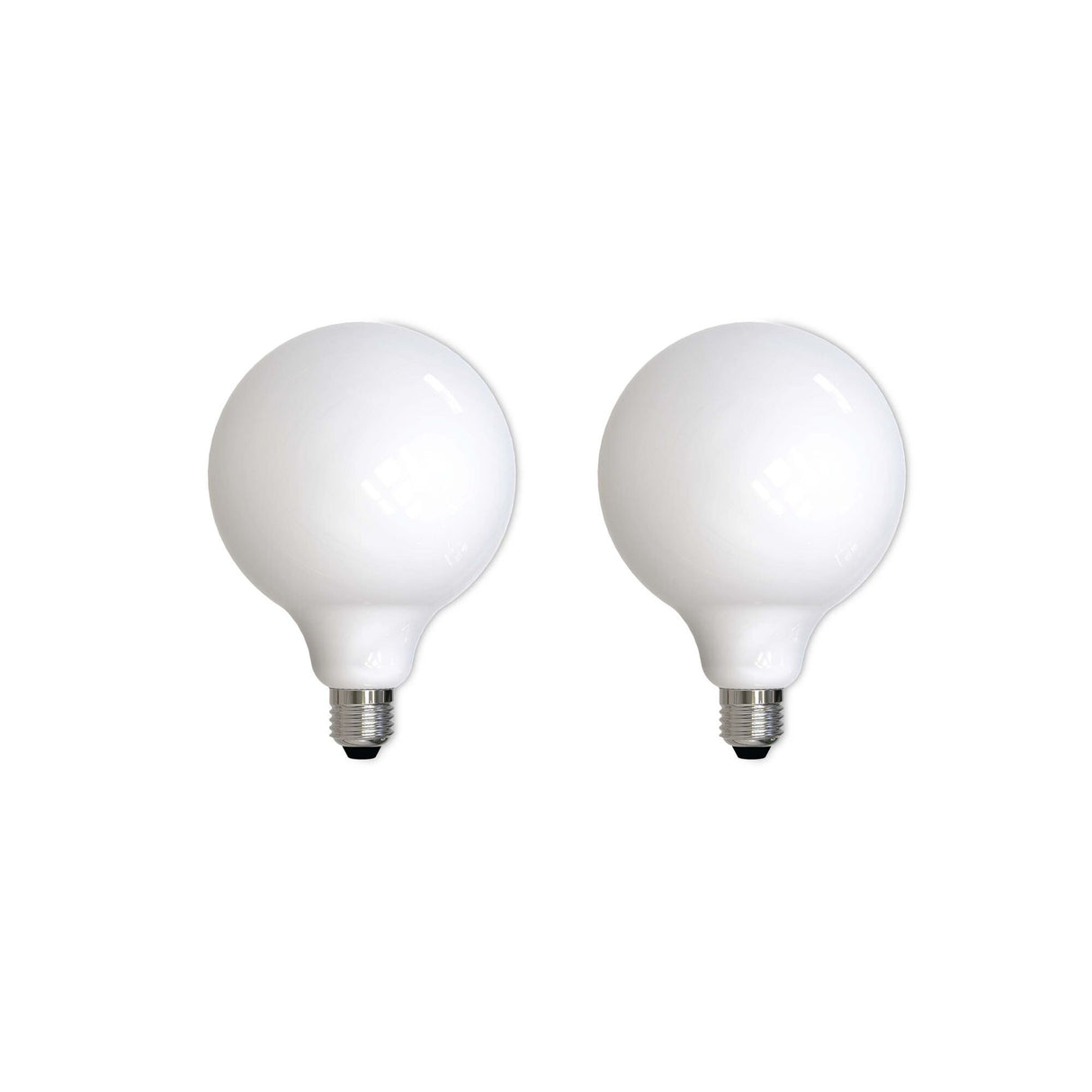Bulbrite 861597 8.5W LED G40 Light Bulb 2700K Dimmable E26 800 Lumens 120V 2PK