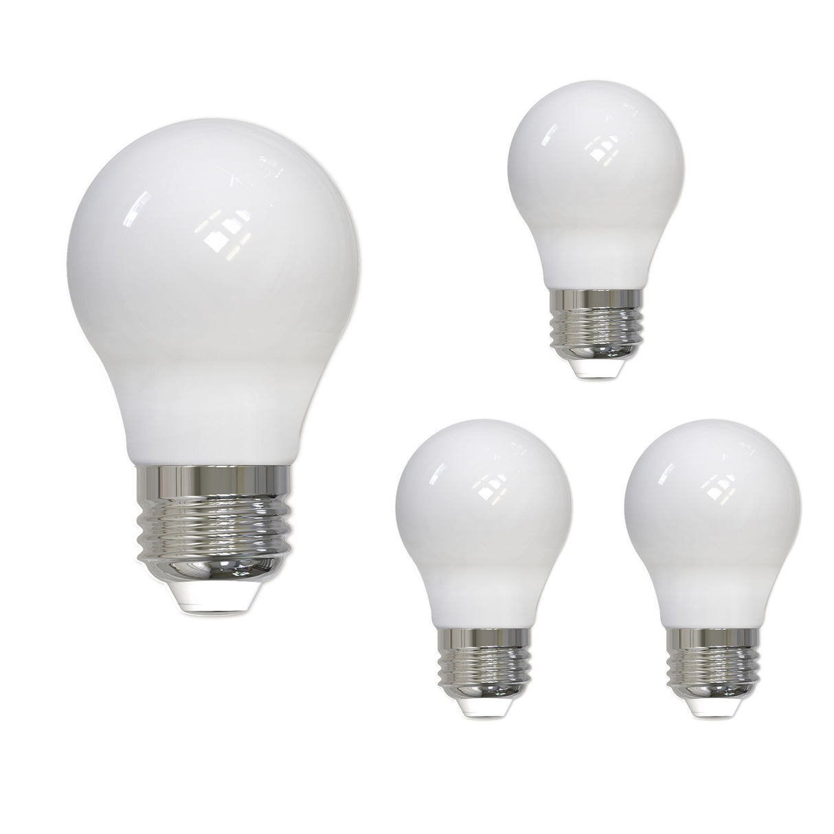Bulbrite 861636 Bulbrite LED Filament Pack of (4) 7 Watt Dimmable A15 Light Bulb with Milky Glass Finish and Medium (E26) Base - 3000K (Soft White Light), 700 Lumens