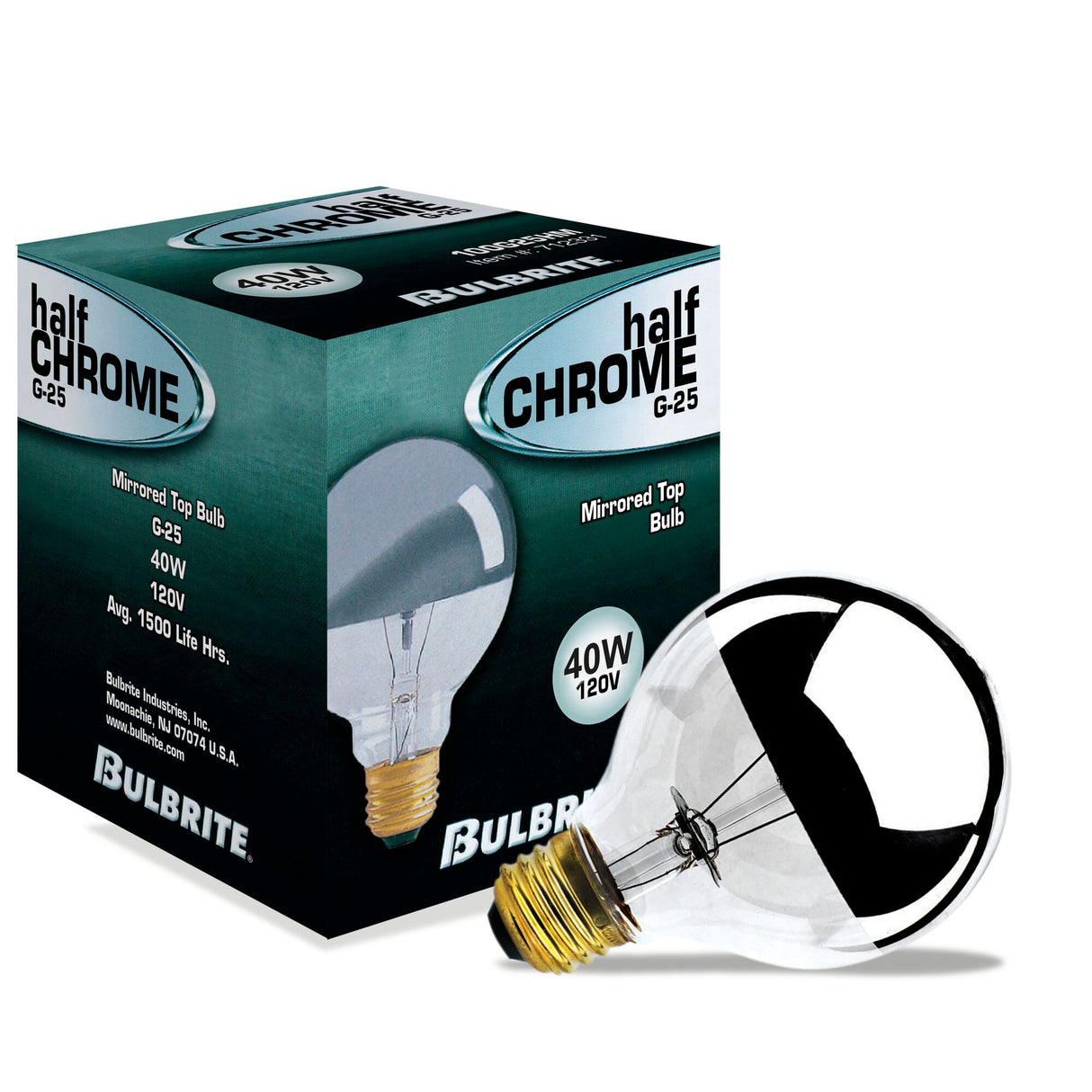 Bulbrite 861931 40W Incandescent G25 Light Bulb 2700K Dimmable E26 280 Lumens 120V 6PK