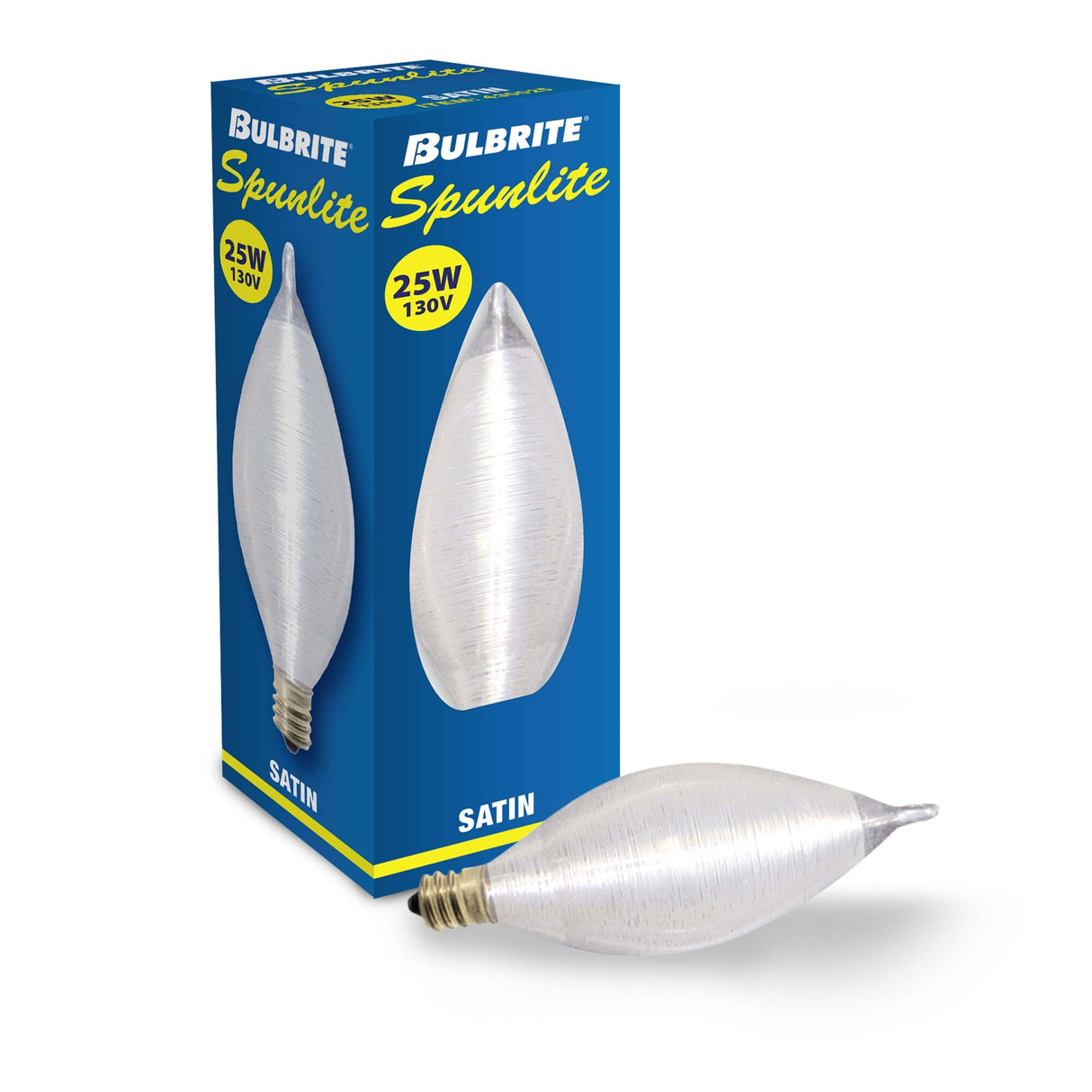 Bulbrite 861974 25W Incandescent C11 Light Bulb Dimmable E12 160 Lumens 130V 25PK