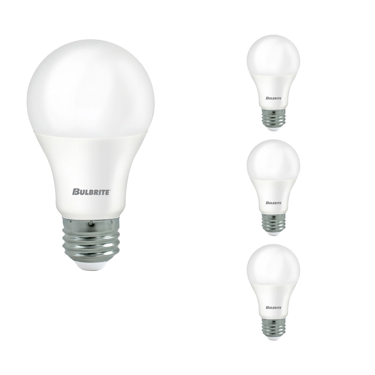 Bulbrite 862740 Bulbrite LED Filament Pack of (4) 5/9/14 Watt Non-Dimmable A21 Omni-Directional Light Bulbs with Frost Finish and Medium (E26) Base - 2700K (Warm White Light), 450/800/1600 Lumens