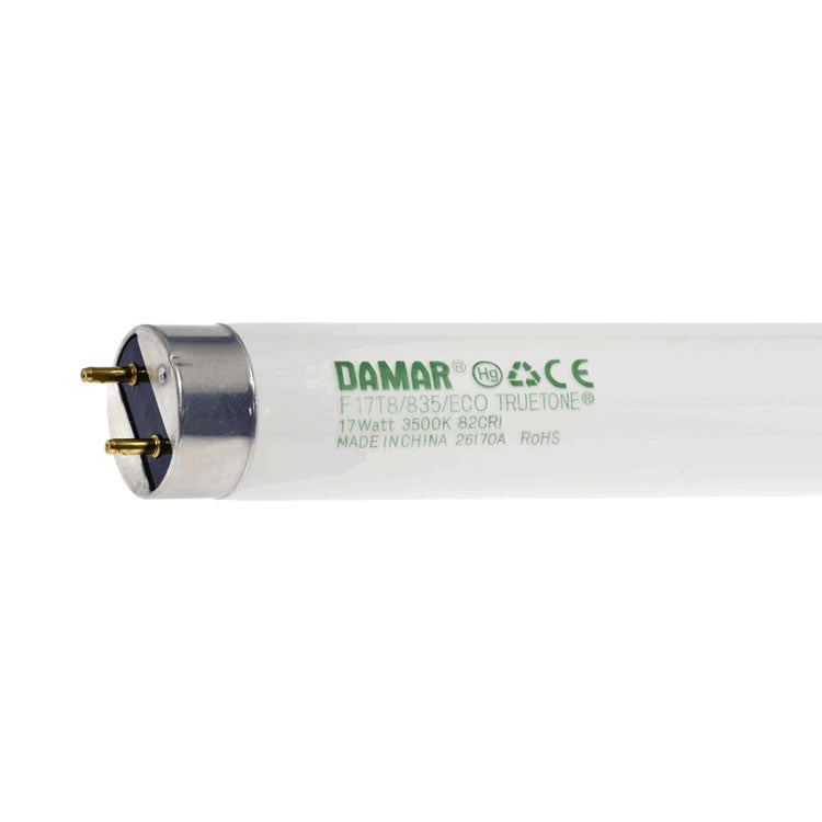Damar 26170A F17T8/835/ECO 17W T8 Fluorescent Tube 3500K G13 Bi-Pin Base