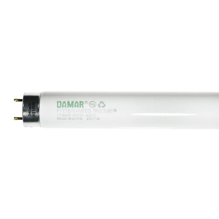 Damar 26171A F17T8/841/ECO 17W T8 Fluorescent Tube 4100K G13 Bi-Pin Base