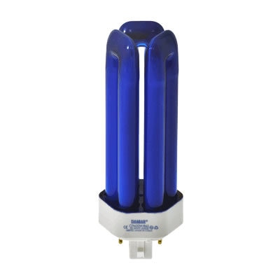 Damar 28869F CFM26W/GX24q-3/BLUE 26W CFL Triple Twin Tube Blue Color GX24q-3 4-pin Base