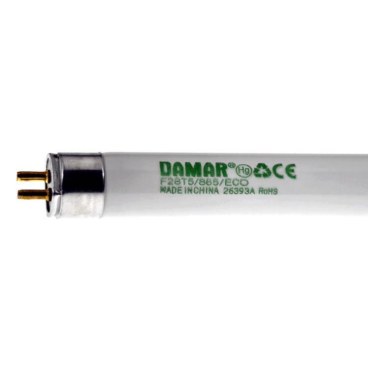 Damar 26393A F28T5/865/ECO 28W T5 Fluorescent Tube 6500K G5 Bi-Pin Base