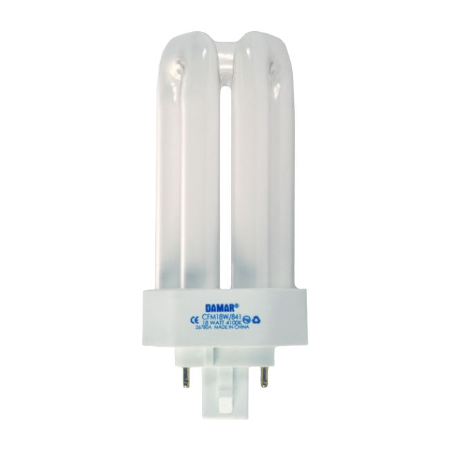 Damar 26777A CFM18W/GX24q-2/827 18W CFL Triple Twin Tube 2700K GX24q-2 4-pin Base