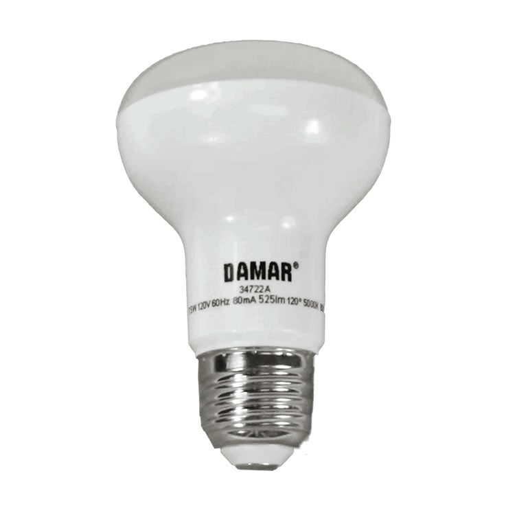 Damar 34722A LED7.5R20/5K/D 7.5W R20 LED Flood 120° 5000K Dimmable E26 120V