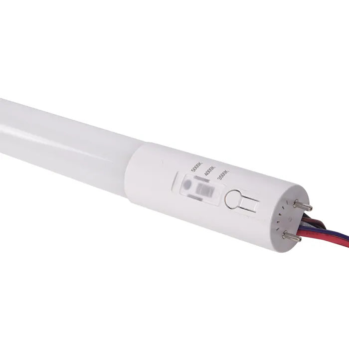 NaturaLED 4613 LEDEM14.5T8/FR20/8CCT3/MV 14.5W 4ft T8 LED Tube 35K/40K/50K Type B with Emergency Backup 120-277V