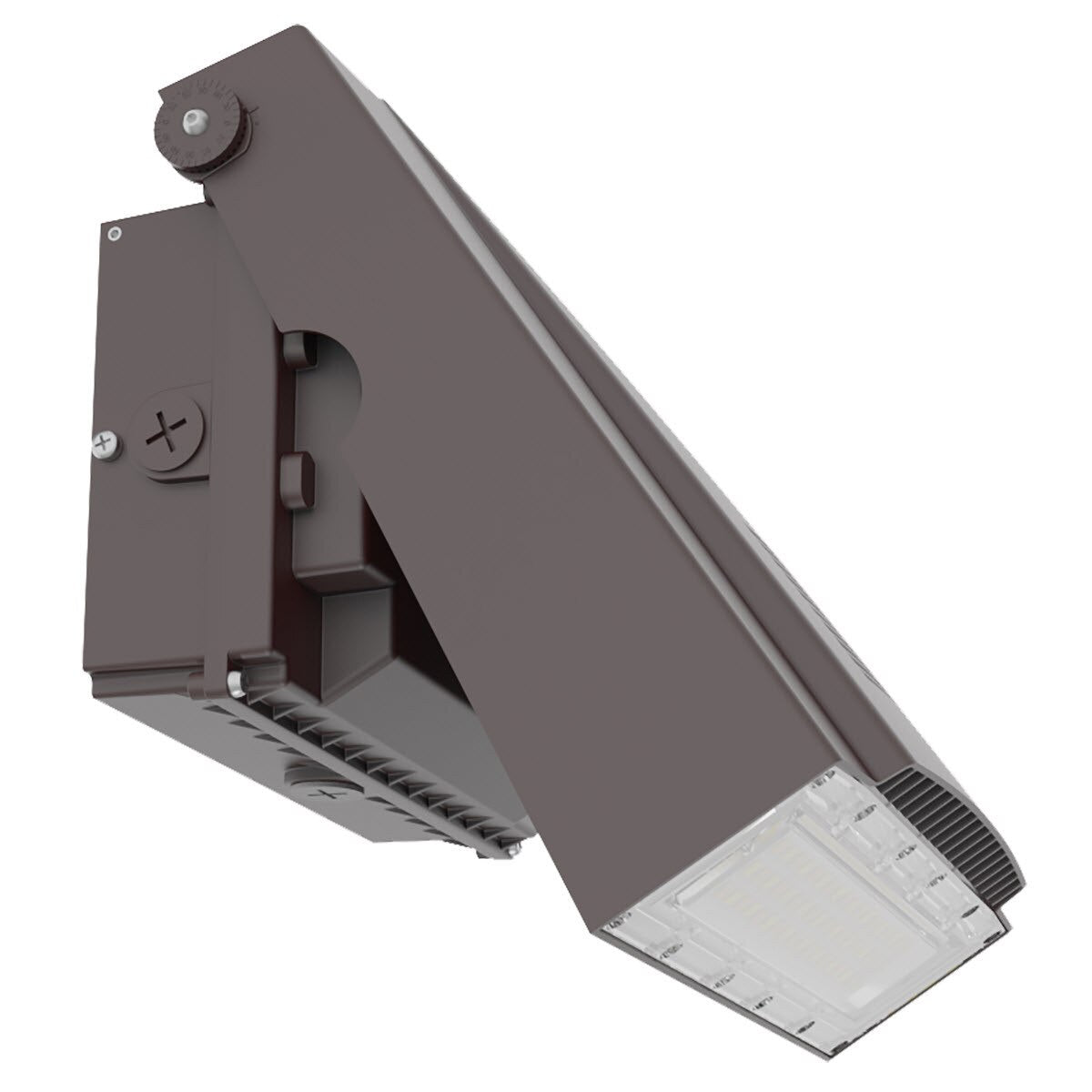 LEDone WP0126 LOC-AWP-MW(50/60/80/100) MCCT(30/40/50)D 50/60/80/100W LED Adjustable Wall Pack 3000K/4000K/5000K with Photocell 120-347V