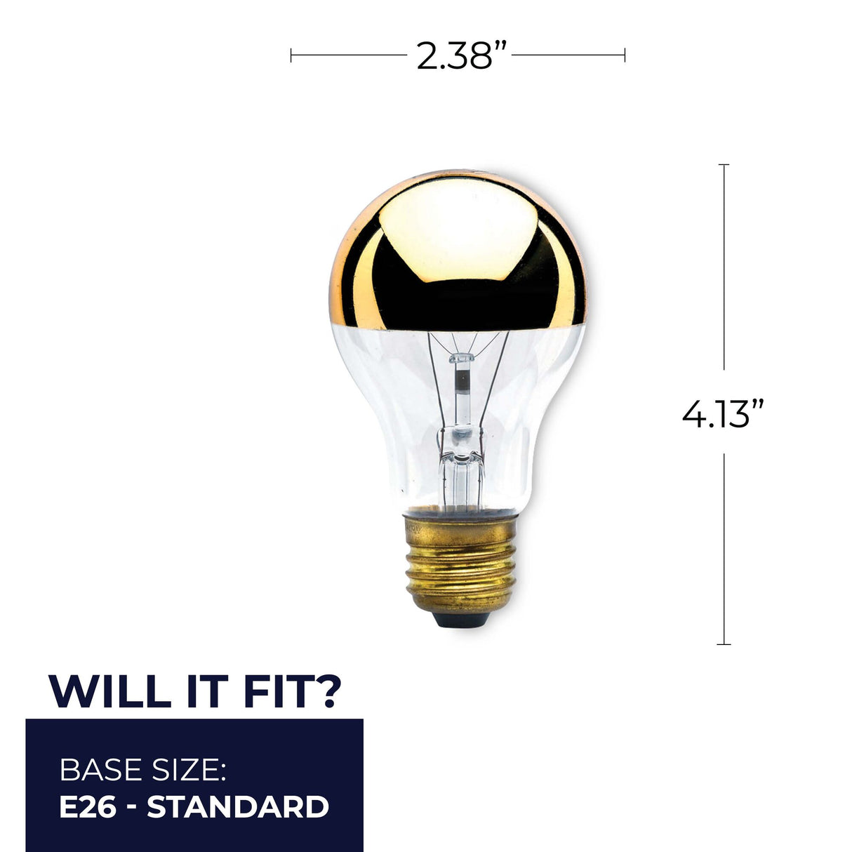 Bulbrite 862025 60W Incandescent G25 Light Bulb 2700K Dimmable E26 540 Lumens 120V 6PK