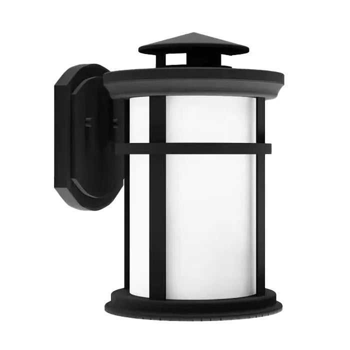 NaturaLED 7160 FXDWSL10.5/FR/105L940/BK/OD 10.5W Decorative Porch and Outdoor Light 4000K 120V