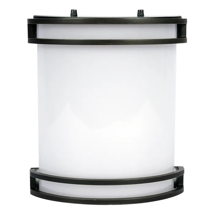 NaturaLED 7159 FXDAL14/12FR/98L840/BK/OD 14W Decorative Porch and Outdoor Light 4000K 120V
