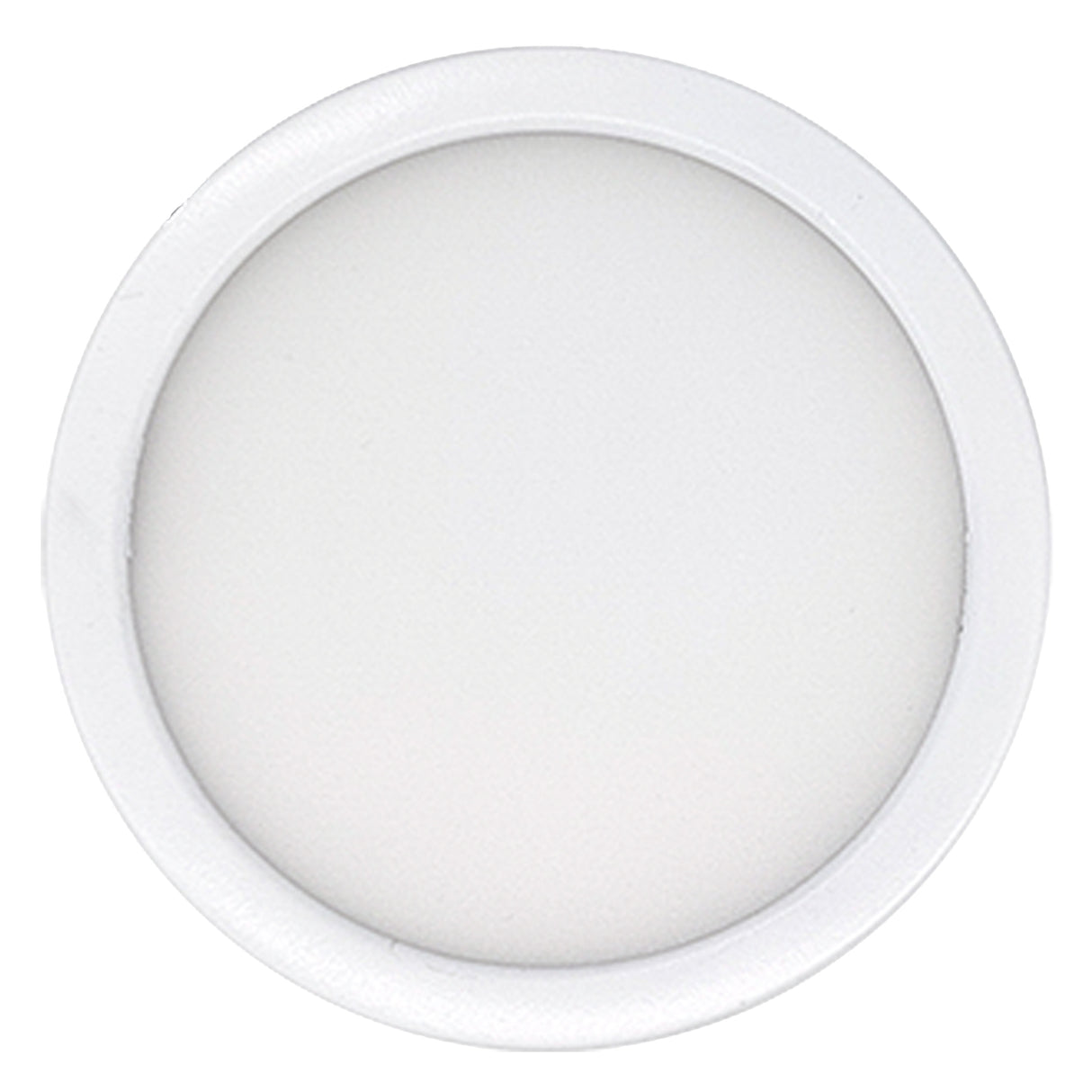 Bulbrite 773600 5" Round 10.3-Watt 3000K LED Flush Mount Light, 850 Lumens, White Finish