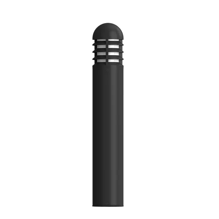 NaturaLED 7744 FX5.5BLD18SW/32RLF/8CCT3/BK 10/15/18W 5.5x32-Inch Bollard Fixture Black Finish 3000K/4000K/5000K 120-277V