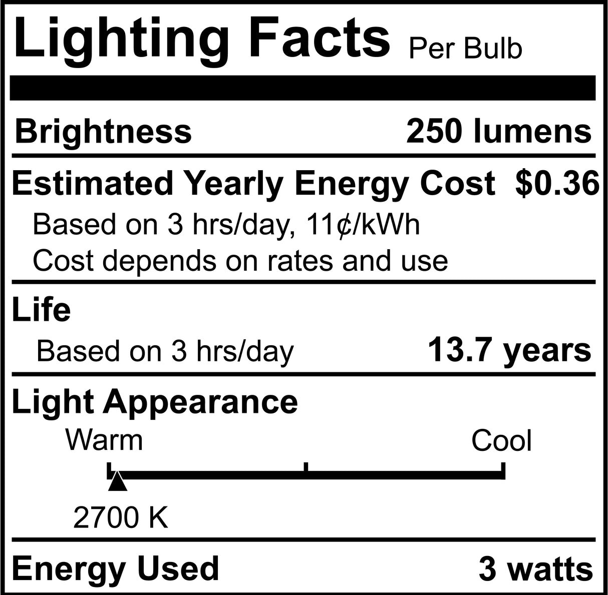 Bulbrite 862771 5W LED T9 Light Bulb 2700K Dimmable E26 300 Lumens 120V 4PK