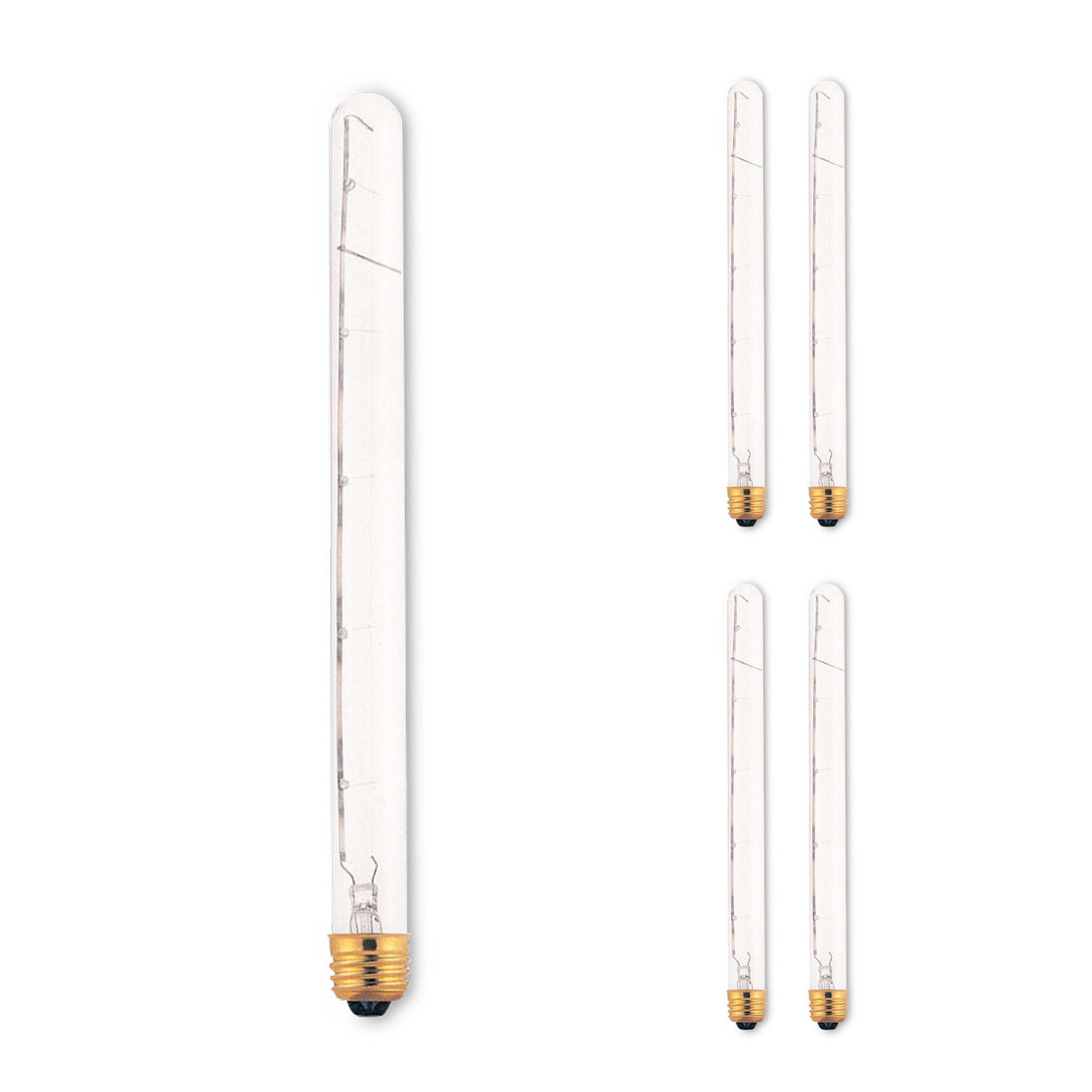 Bulbrite 861148 Bulbrite Pack of (5) 75 Watt Dimmable Clear Showcase, Aquarium T8 Medium (E26) Incandescent Bulb