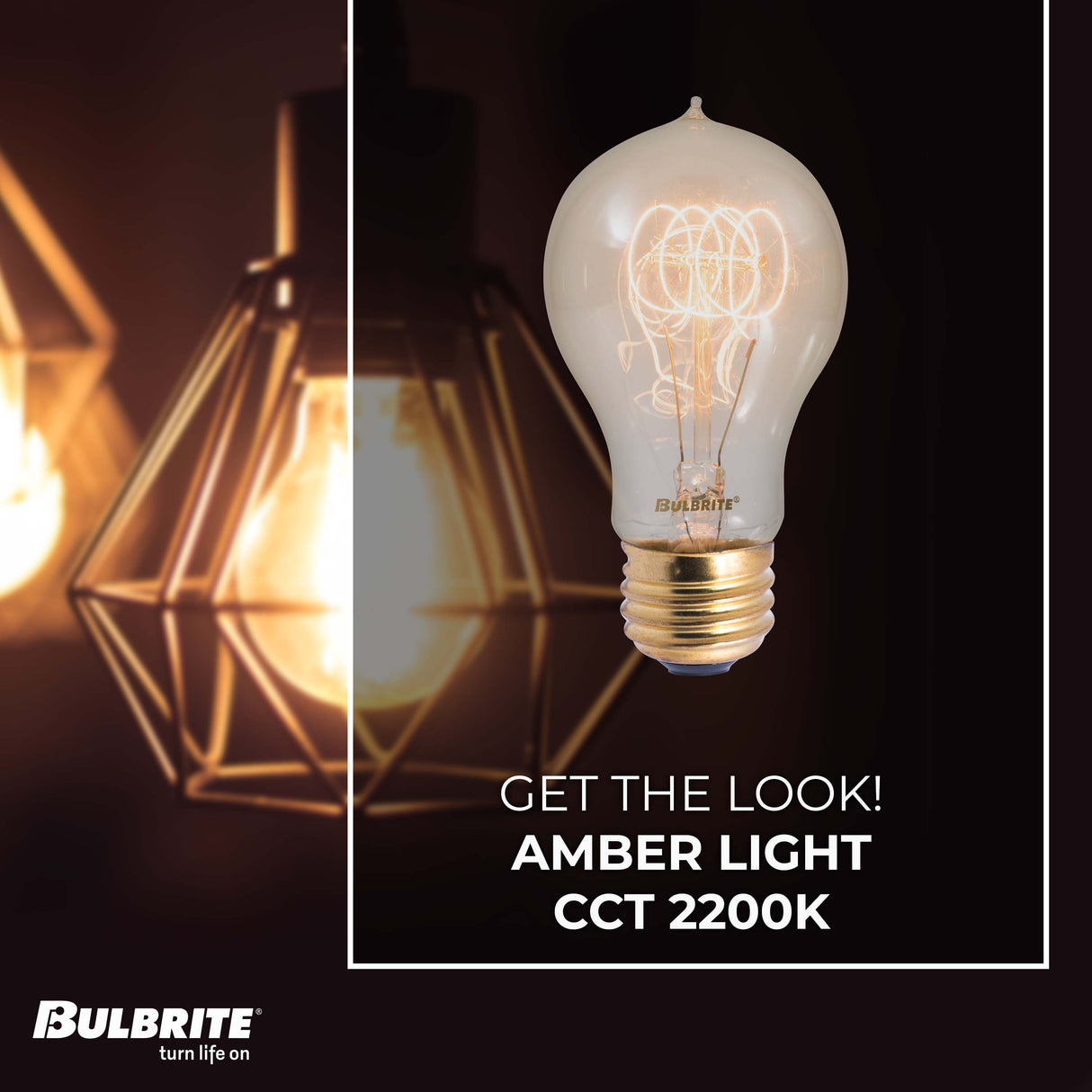 Bulbrite 862907 Bulbrite Pack of (6) 40 Watt Dimmable Antique Nostalgic Thread Filament A19 Medium Screw (E26) Incandescent Bulb