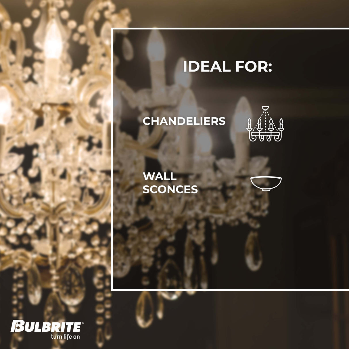 Bulbrite 776235 LED Filament Pack of 25, 4.1 Watt Dimmable B11 Light Bulb with Clear Finish and Candelabra Screw E12 Base - 2700K (Warm White Light) 400 lumens