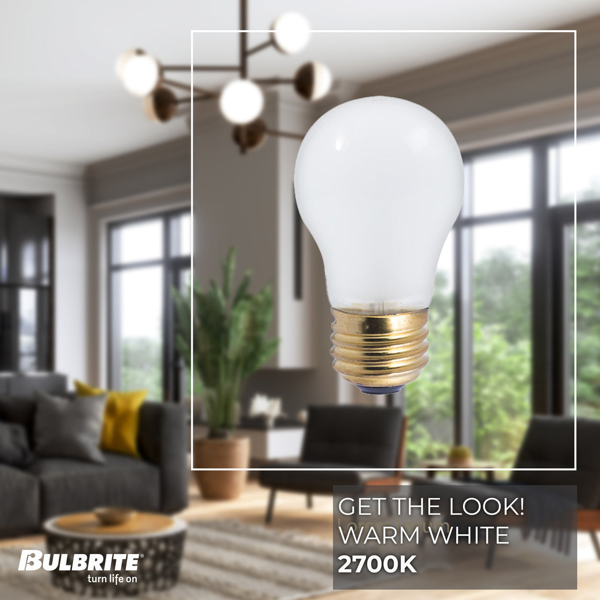 Bulbrite 861946 25W Incandescent A19 Light Bulb 2700K Dimmable E26 240 Lumens 12V 24PK