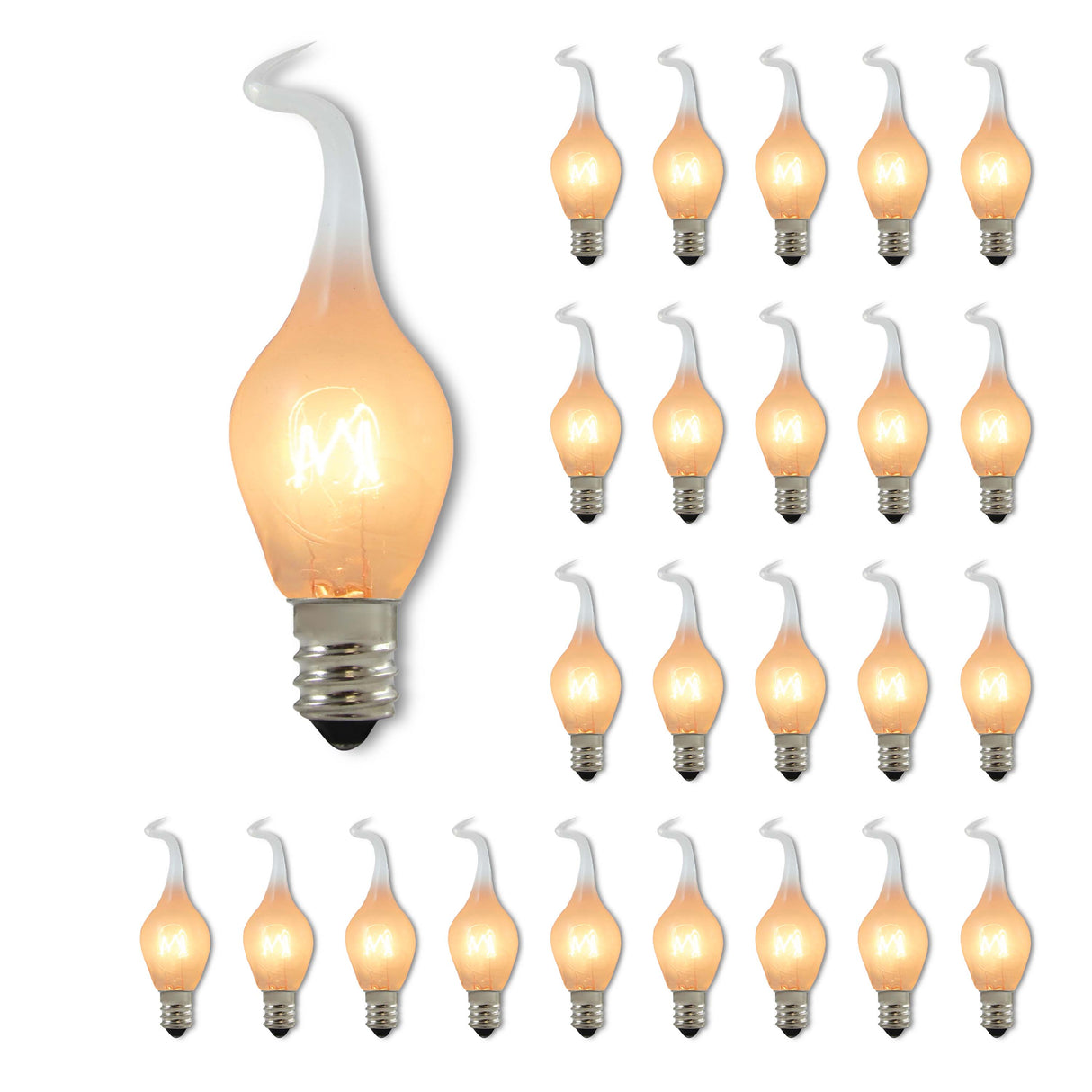 Bulbrite 861968 6W Incandescent S6 Light Bulb 2700K Dimmable E12 120V 25PK