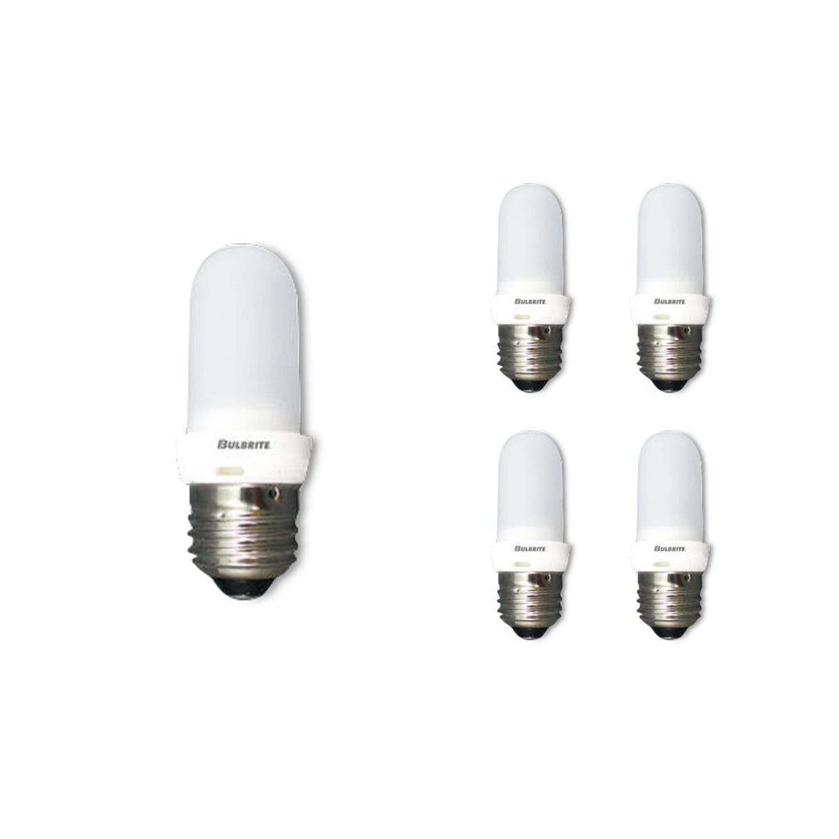 Bulbrite 861994 100W Halogen JDD Light Bulb 2900K Dimmable E26 1300 Lumens 120V 5PK
