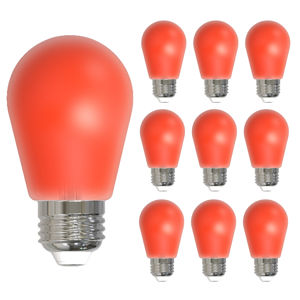 Bulbrite 862318 25-Watt Equivalent Ceramic Red Color S14 Weatherproof Outdoor E26 Medium Base
LED Light Bulb