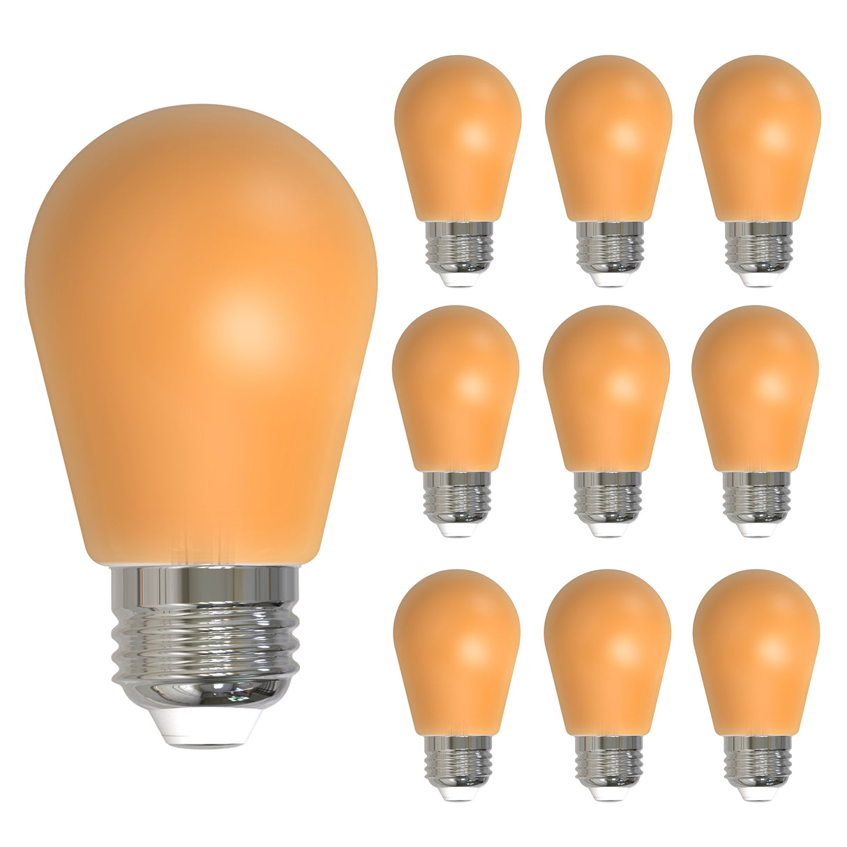 Bulbrite 862319 25-Watt Equivalent Ceramic Amber Color S14 Weatherproof Outdoor E26 Medium Base
LED Light Bulb