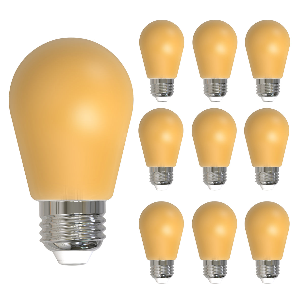 Bulbrite 862320 25-Watt Equivalent Ceramic Yellow Color S14 Weatherproof Outdoor E26 Medium Base
LED Light Bulb