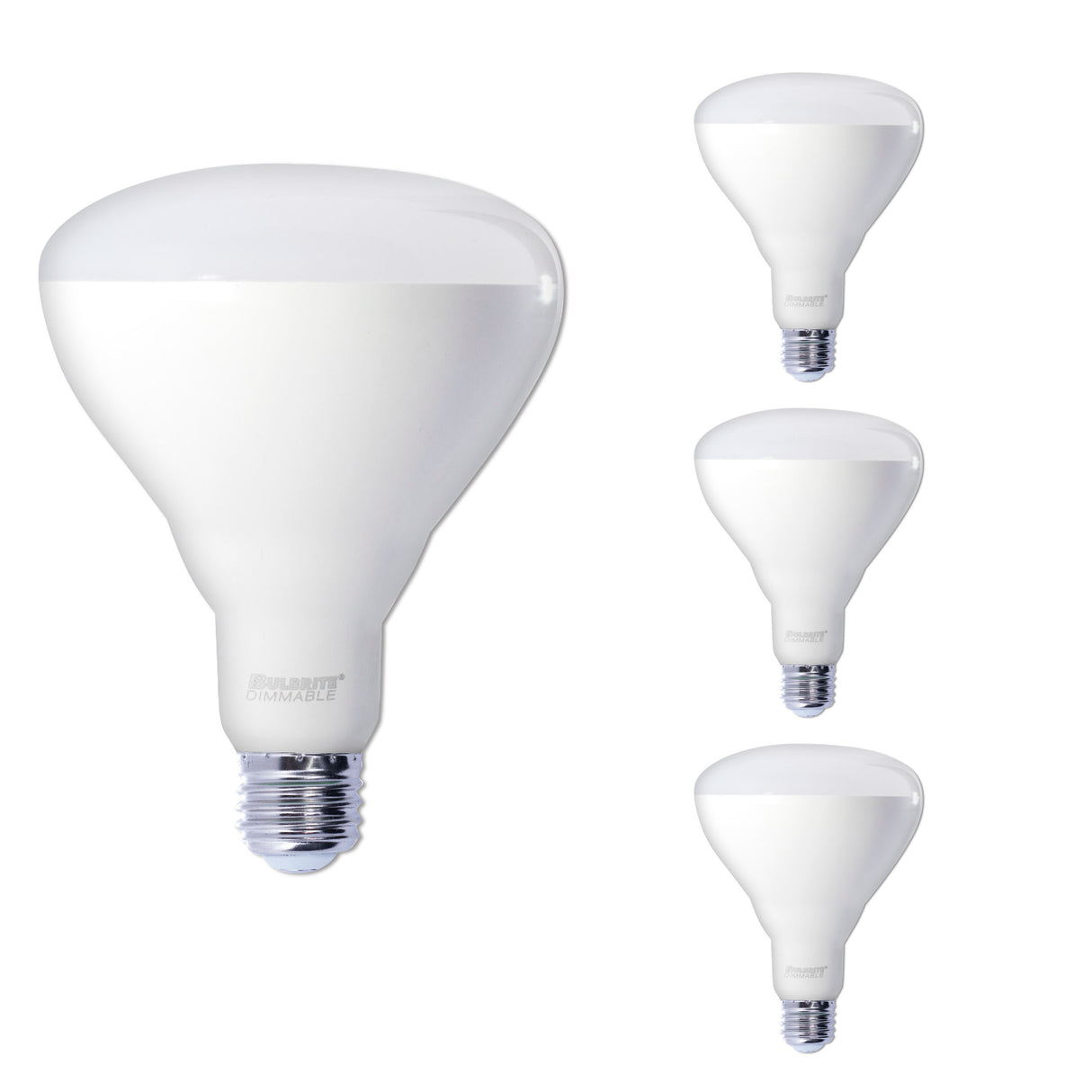Bulbrite 862963 Bulbrite LED Filament 15 Watt Dimmable BR40 Light Bulb with Frost Glass Finish and Medium (E26) Base - 2700K (Warm White Light), 1400 Lumens-4PK