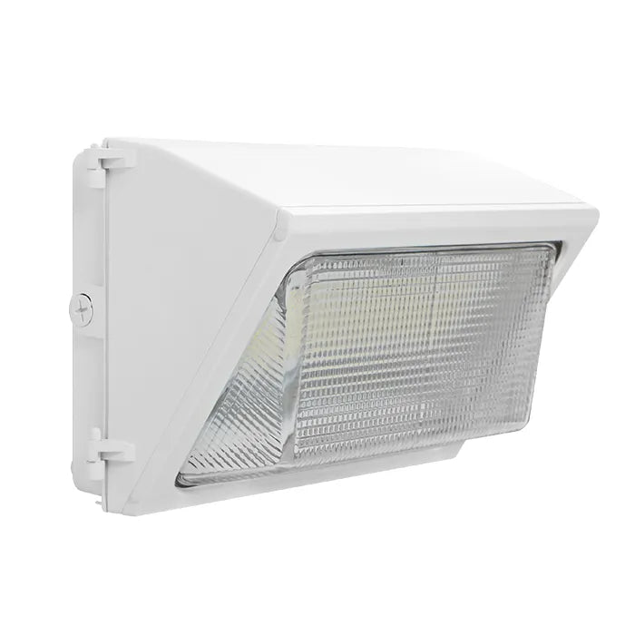 NaturaLED 9542 FXTWP80/50K/WH-PHO 80W LED Traditional Wall Pack White Finish + Photocell 5000K 120-277V