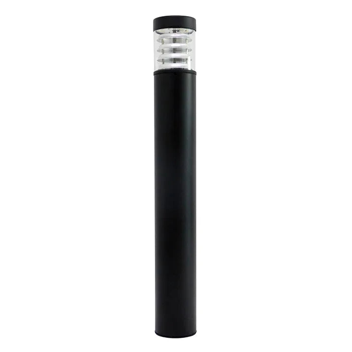 NaturaLED 9698 FX5.5BLD18SW/31FLV/8CCT3/BK 10/15/18W 5.5x31-Inch Bollard Fixture Black Finish 3000K/4000K/5000K 120-277V