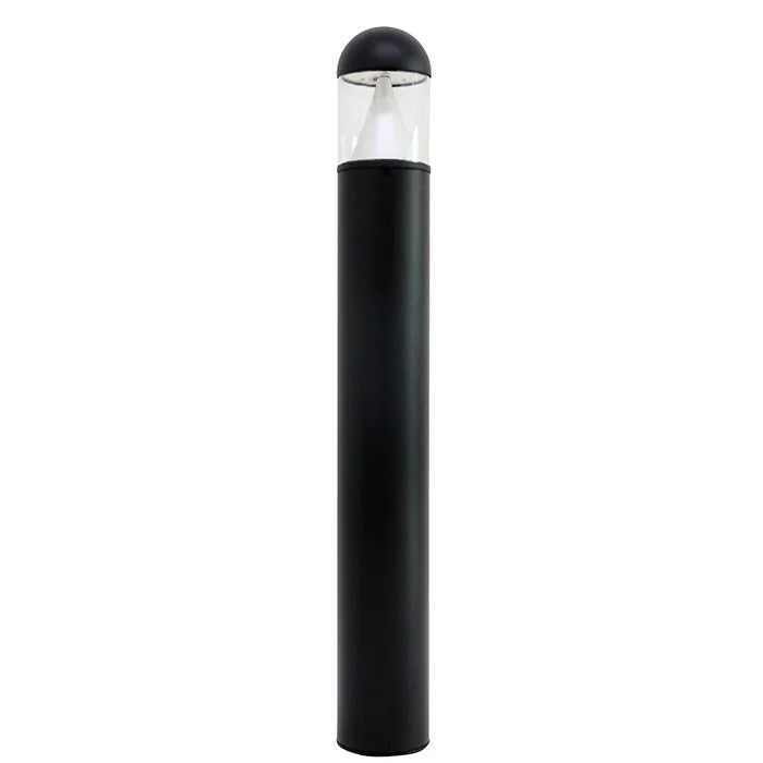 NaturaLED 9699 FX5.5BLD18SW/32RCN/8CCT3/BK 10/15/18W 5.5x32-Inch Bollard Fixture Black Finish 3000K/4000K/5000K 120-277V