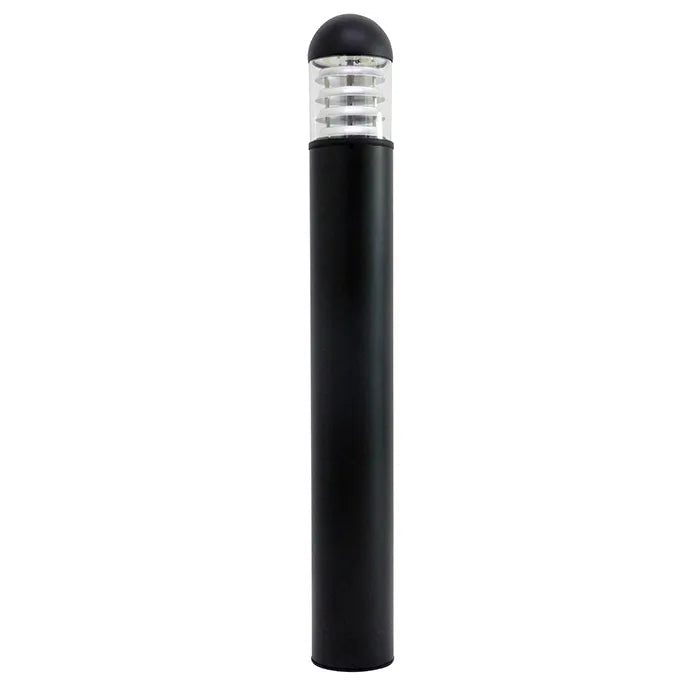 NaturaLED 9700 FX5.5BLD18SW/32RLV/8CCT3/BK 10/15/18W 5.5x32-Inch Bollard Fixture Black Finish 3000K/4000K/5000K 120-277V