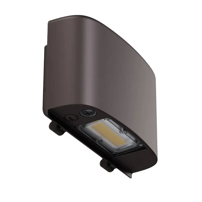 NaturaLED 9706 CWX40S/8C3/BZ-PHO 15/28/40W LED Full Cut-Off Compact Wall Pack Bronze Finish + Photocell 30K/40K/50K 120-277V