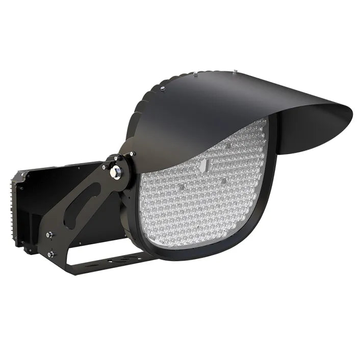 NaturaLED 9745 SPL17/800S/33/750/BK 600/700/800W LED Stadium Light Fixture Nema 3x3 Lens Beam Angle Black Finish 5000K 120-277V
