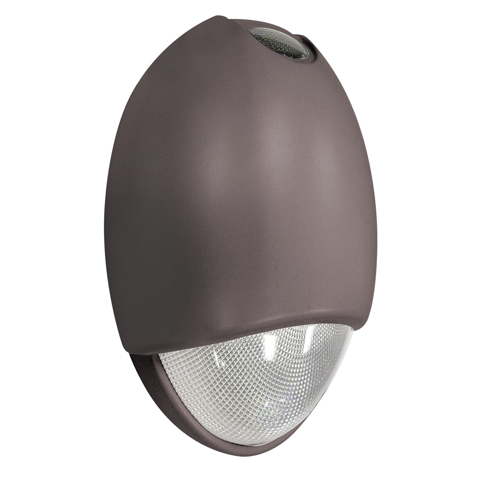 NaturaLED 9746 LEDEM-WP15/8C3/BZ-PHO 15W LED Decorative Emergency Wall Pack Bronze Finish with Photocell and Emergency Backup 3500K/4000K/5000K 120-277V