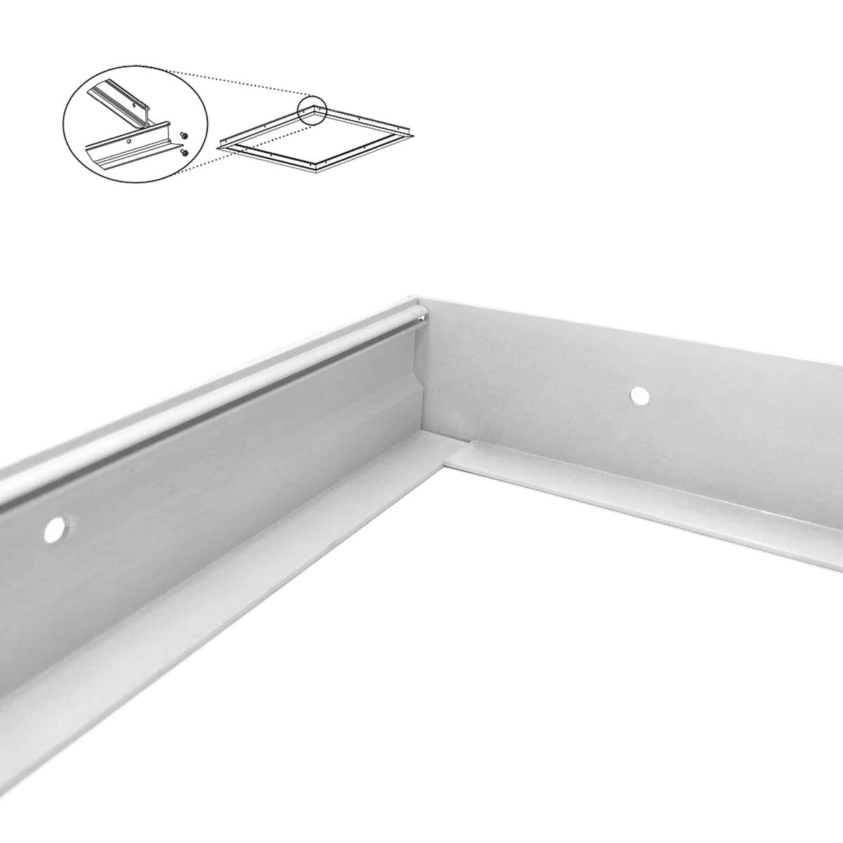 LEDone AO0295 2x2ft Recessed Mount Kit for LED Troffers and LED Panels