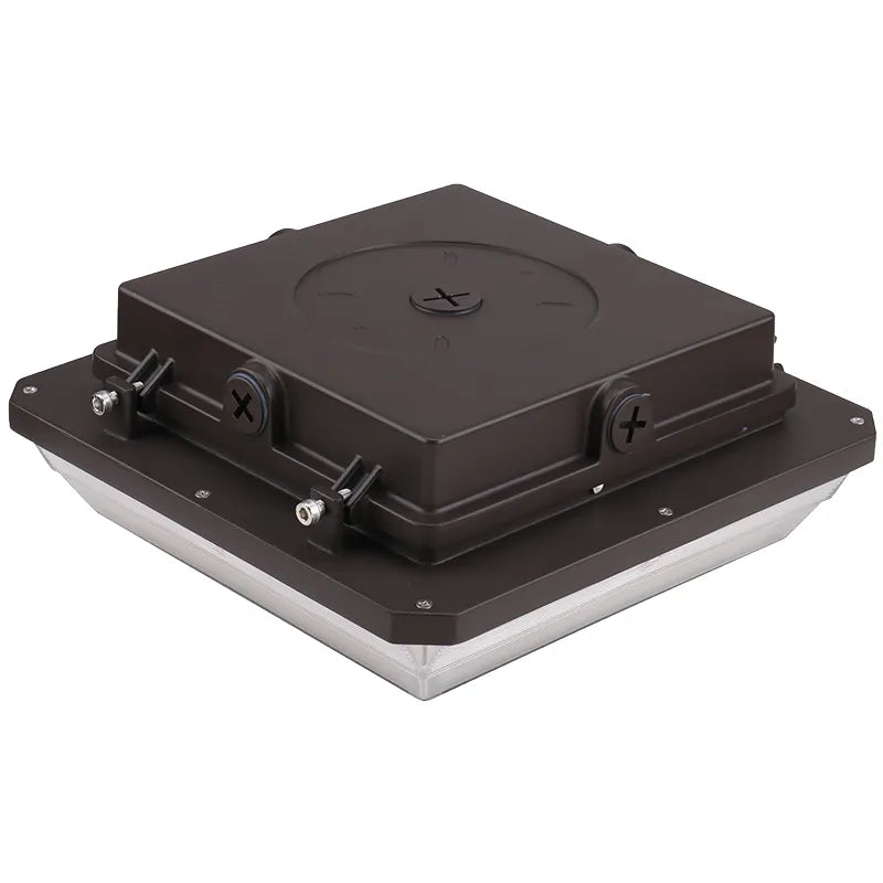 Westgate CAX-60-90W-MCTP-SR 60W/75W/90W LED Square Angled-Beam Canopy Light Sensor Ready 30K/40K/50K 120-277V
