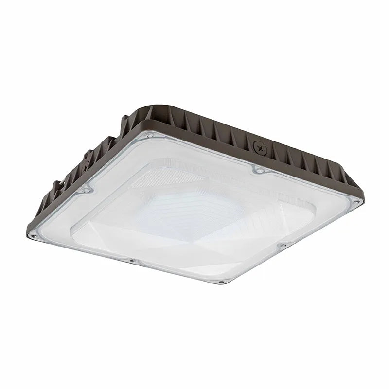 Westgate CDLX-LG-30-80W-40K 30/40/60/80W LED Square Canopy Light Bronze Finish 4000K 120-277V