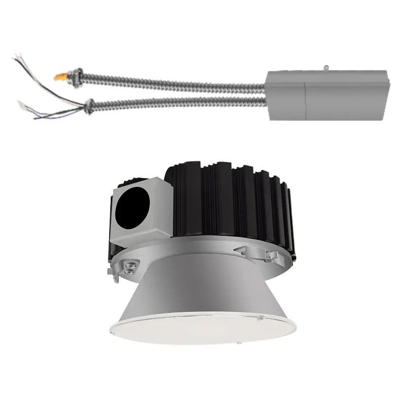 Westgate CRLX10-50-80W-MP-40K 50W/65W/80W 10" LED Round Commercial Recessed Light Dimmable 4000K 120-277V