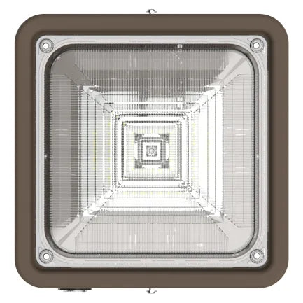 Westgate CXES-10-30W-MCTP-EM 10W/20W/30W LED Square Garage Light Emergency Backup Bronze Finish 30K/40K/50K 120-277V